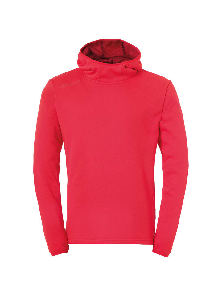 Kapuzenpullover ESSENTIAL in rot