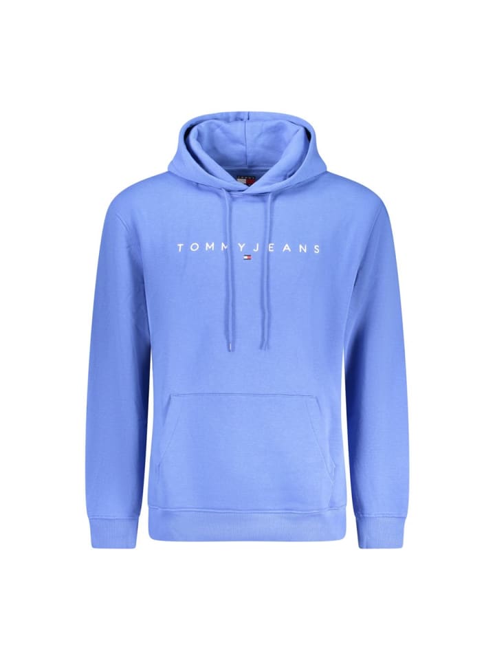 Blau Baumwolle Herren Sweatshirt