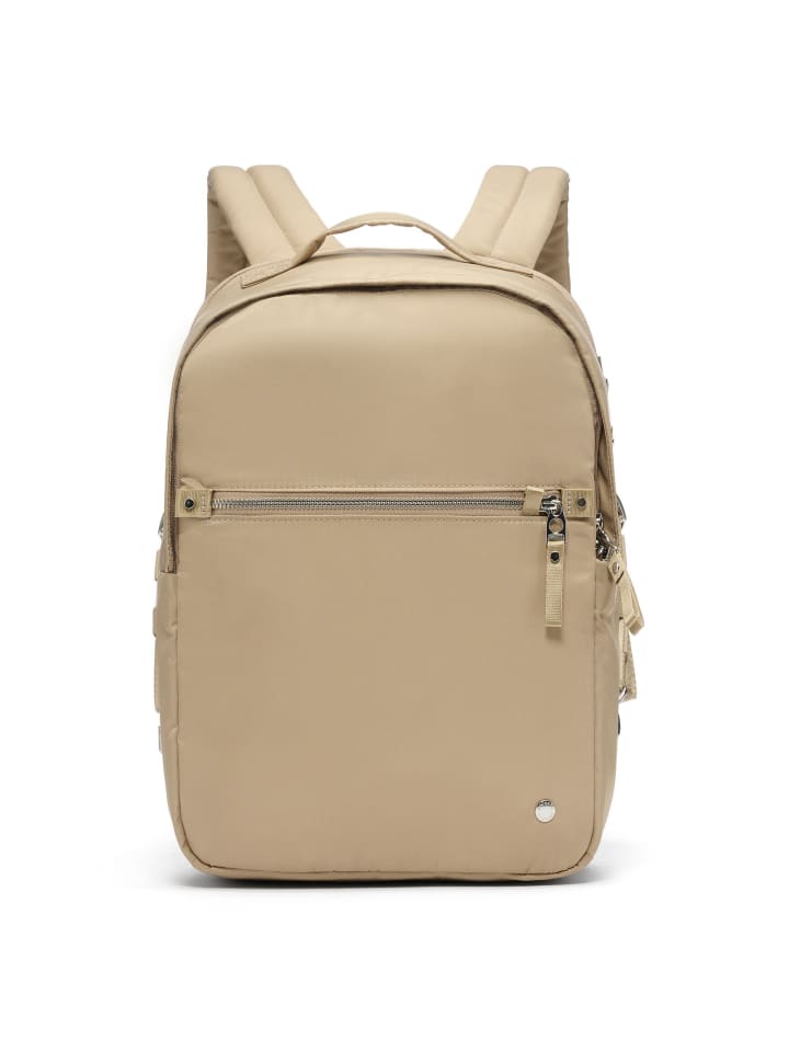 Pacsafe W 10 Daypack RFID Schutz 36 cm taupe