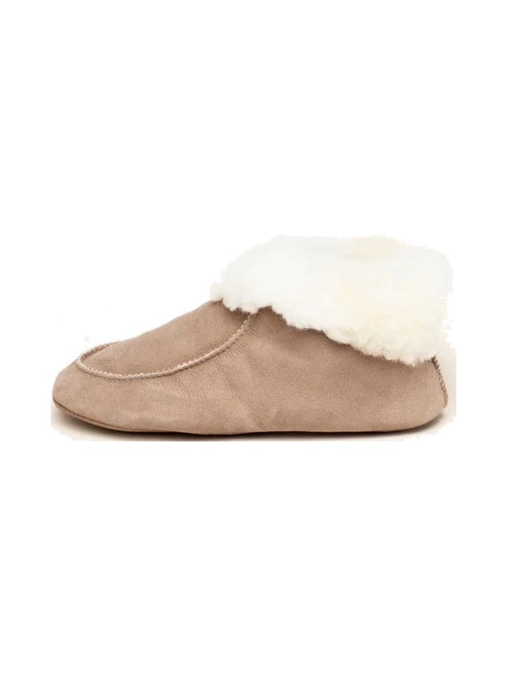 SHOES "BK Lammfell" in tabacco