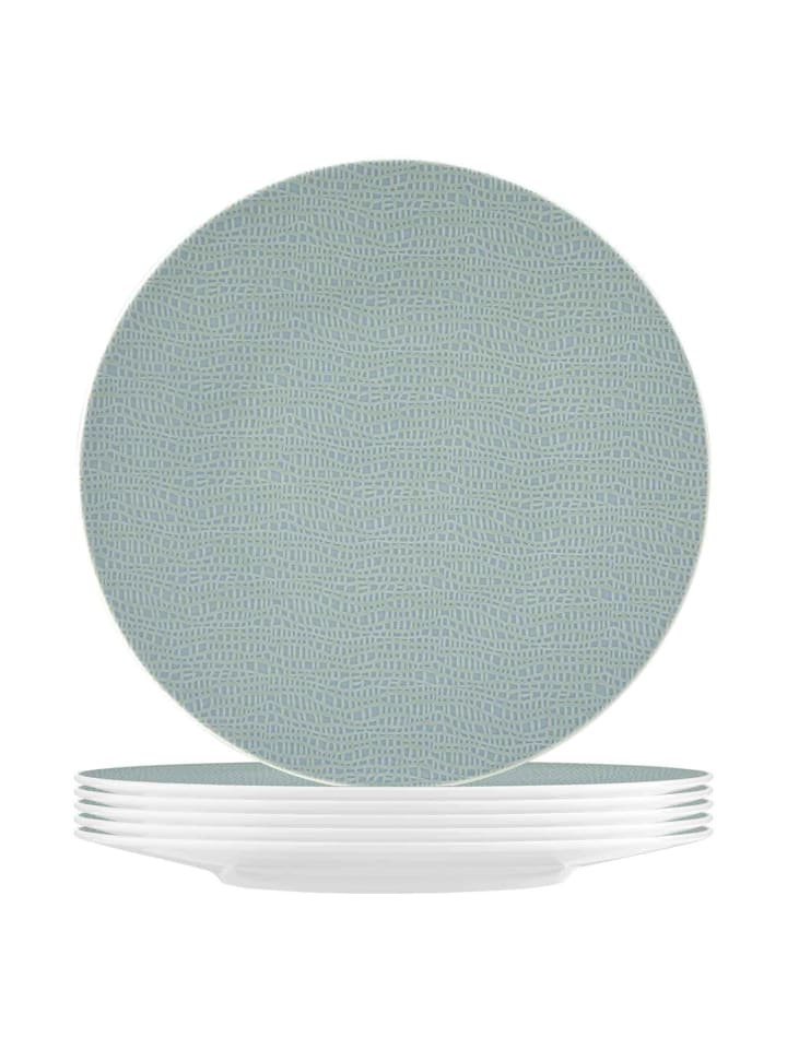 6er Set Speiseteller Life Fashion in Green Chic ø 28,3 cm