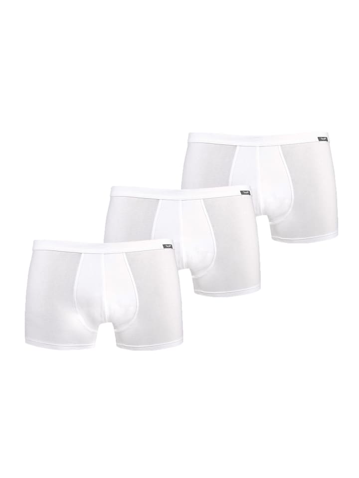 3er Pack: Boxershorts aus Baumwolle für Männer Levi in weiß