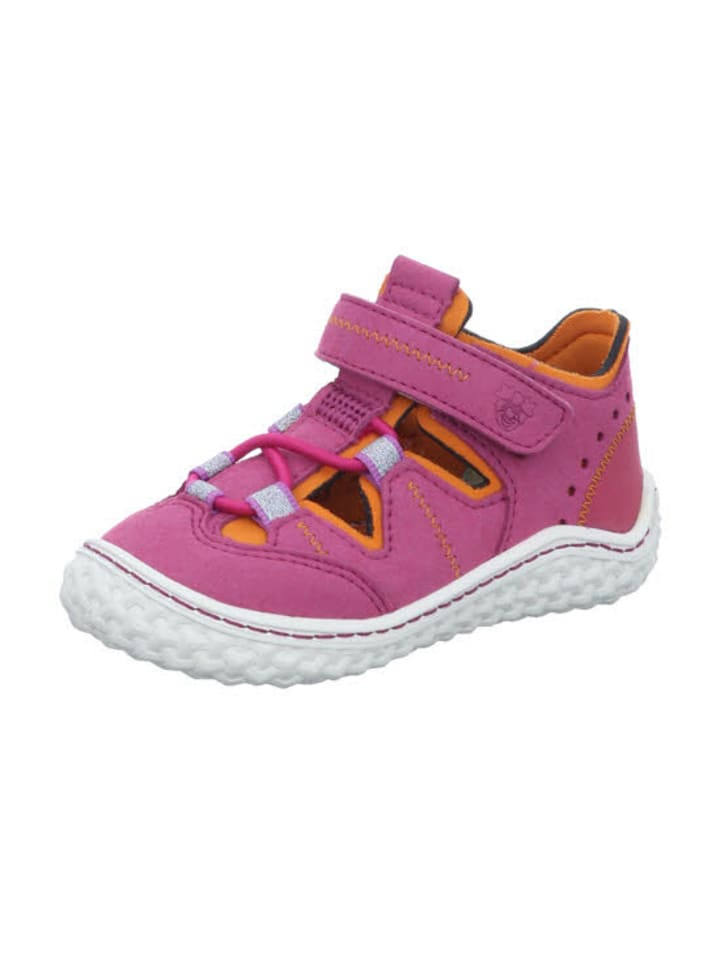 Halbschuhe Kinder Lauflerner Leder Walky Vogel in Rot