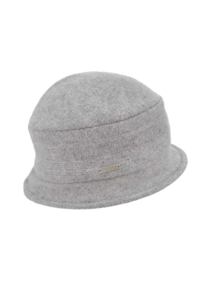 Stoffhut in grau