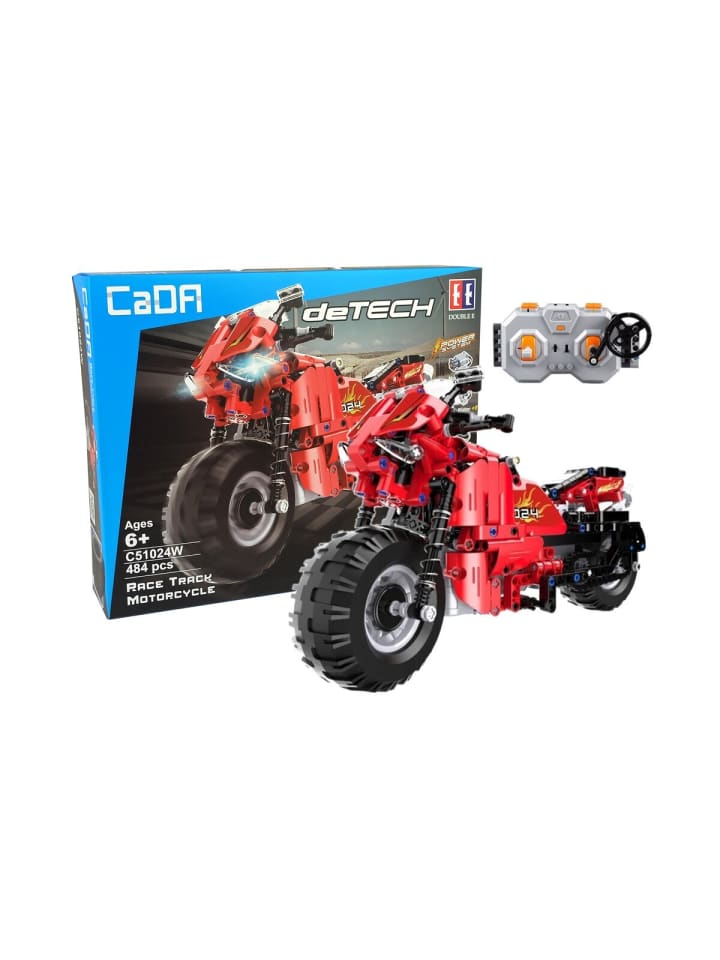 RC Motorrad Bausteine 2.4G 484 Teile Set