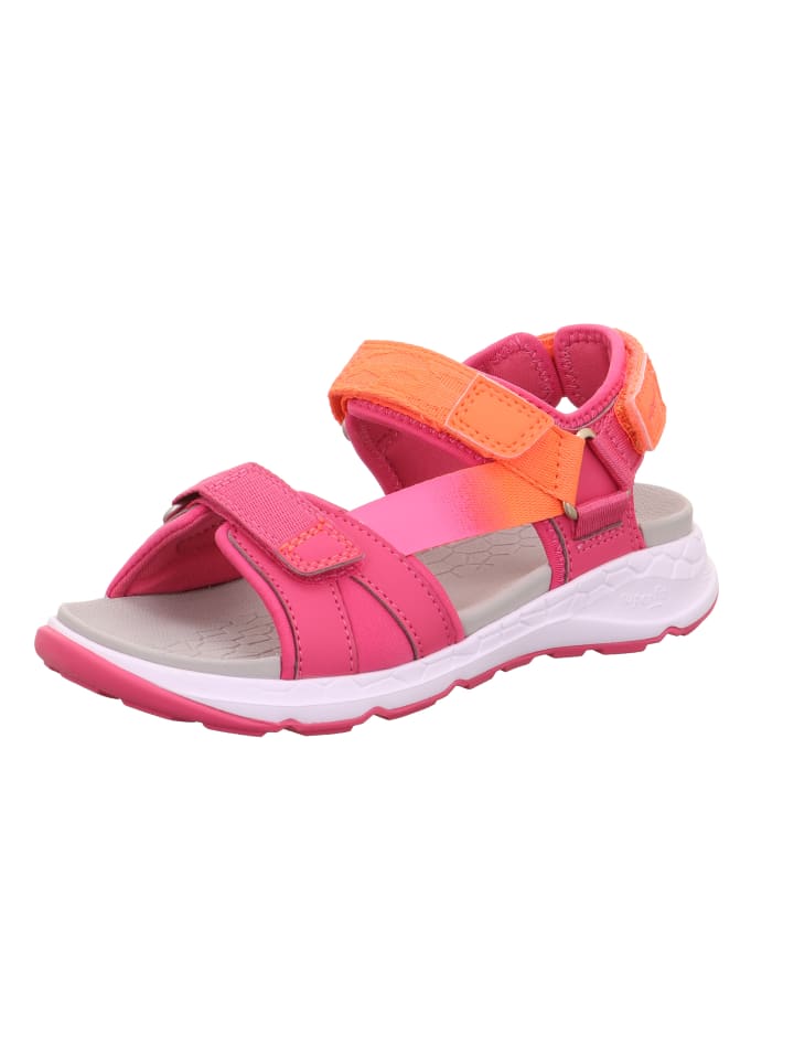 Sandale CRISS CROSS in Pink/Orange