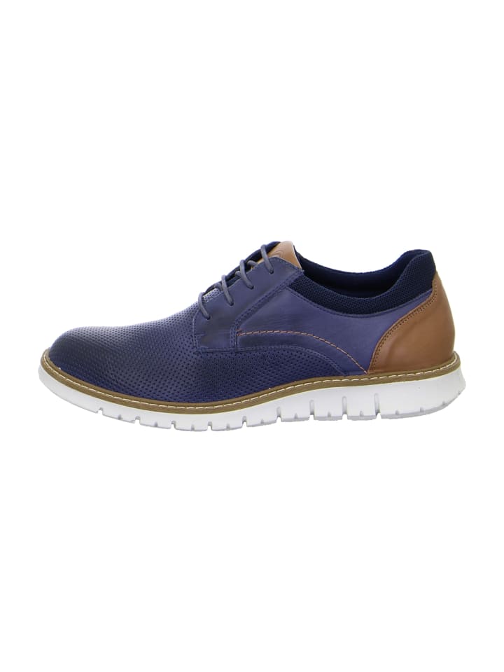 Sportliche Schnürschuhe in Blau