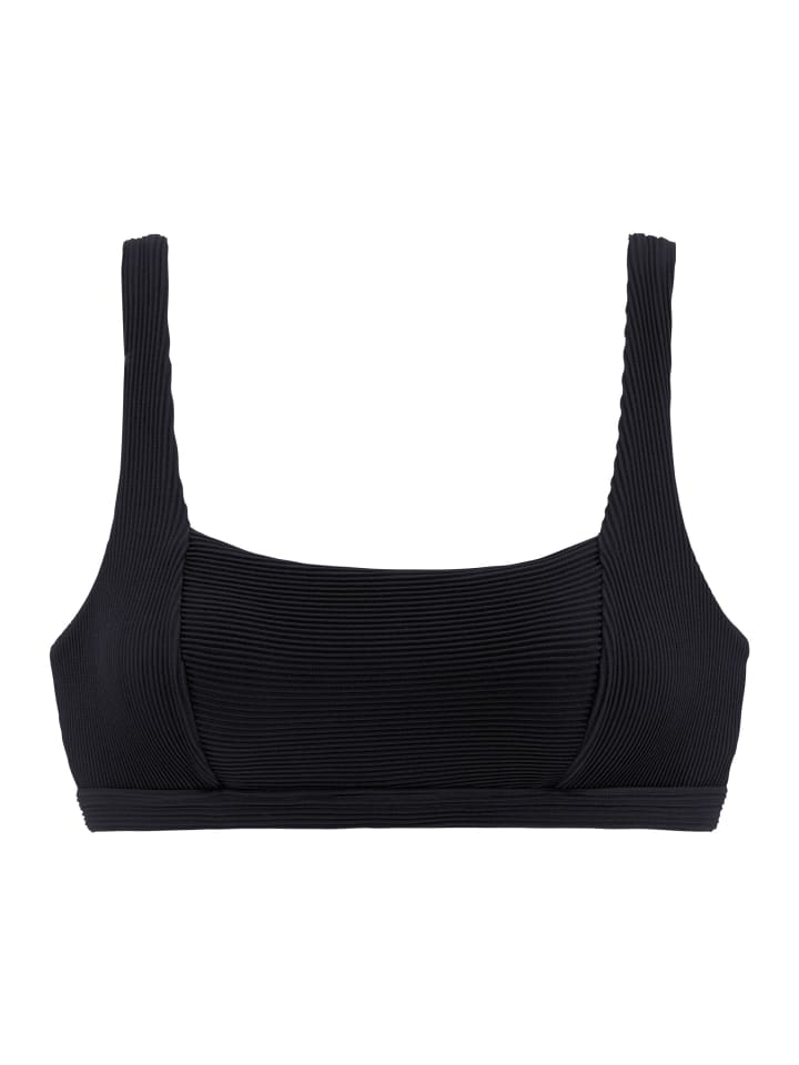 Bustier-Bikini-Top in schwarz