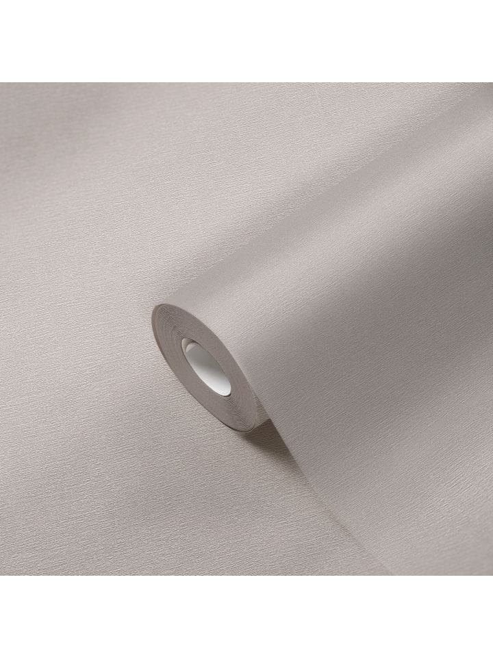Tapete Soft Fabric in Silbergrau