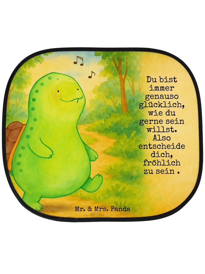 Sonnenschutz Auto Schildkröte Pfeifen Design mi... in Weiß