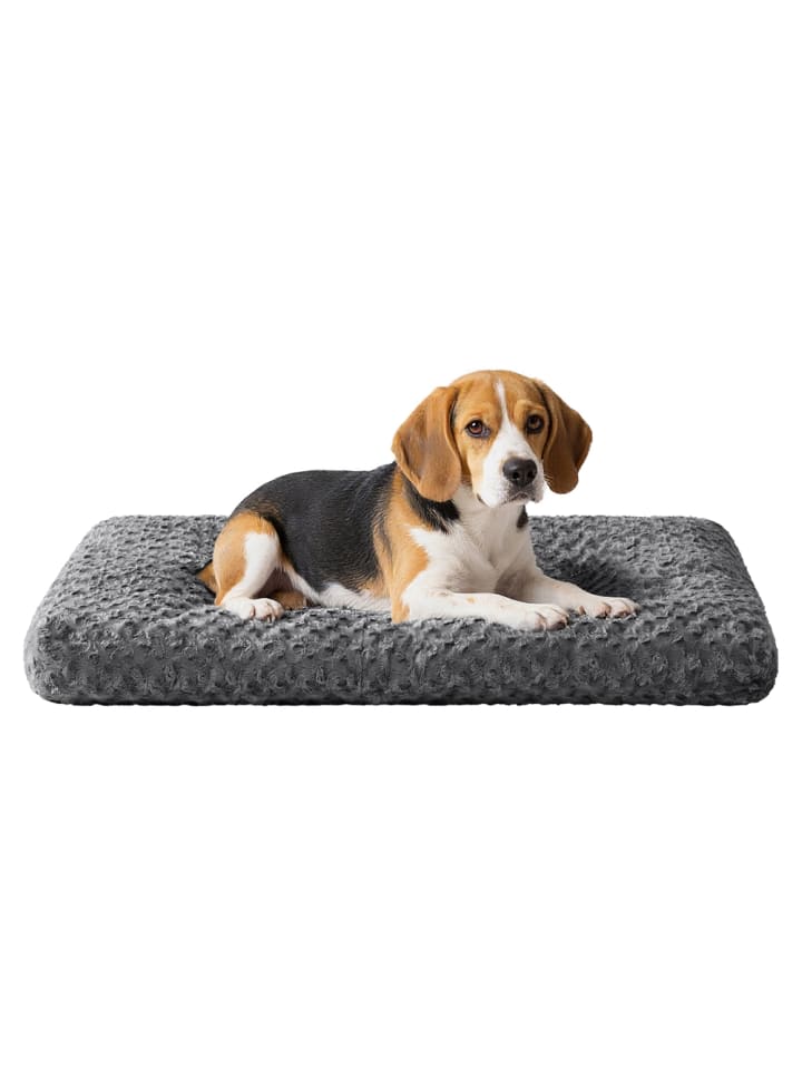 Hundebett Bengal in Grau - (B)60 x (H)10 x (T)95 cm