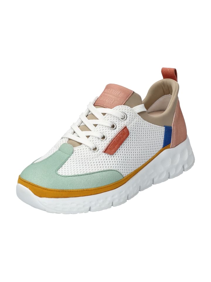 Komfort Schnürschuhe in Weiß
