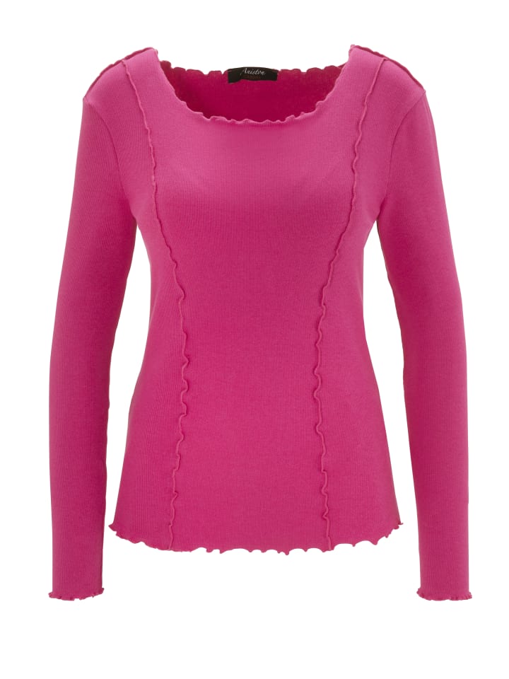 Langarmshirt in pink