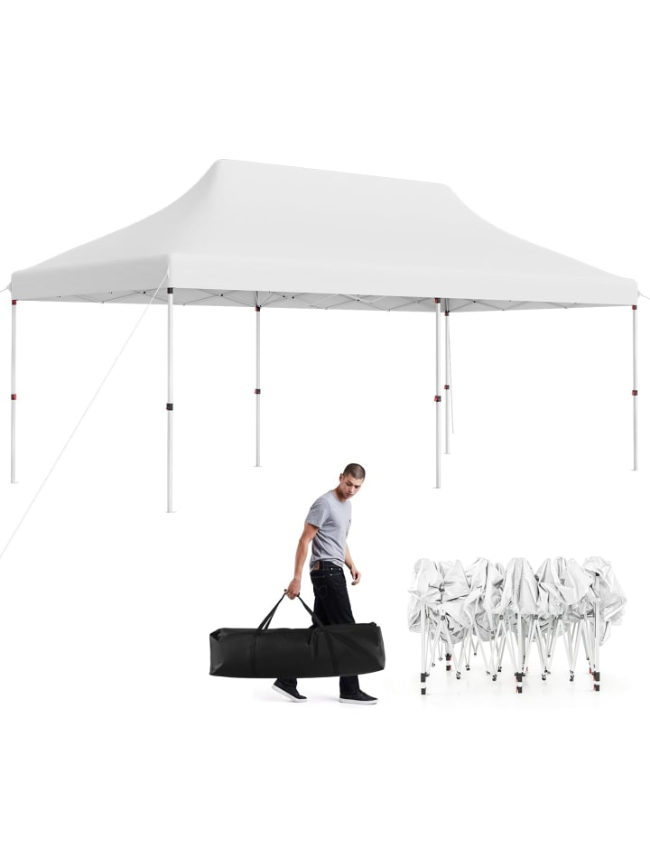 Pavillon 3x6m in Weiß
