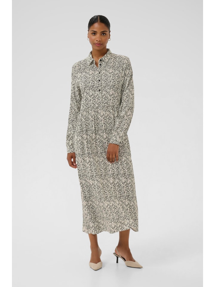Kleid KAmiriam Loose fit in Black Oyster/Turtledove Animal