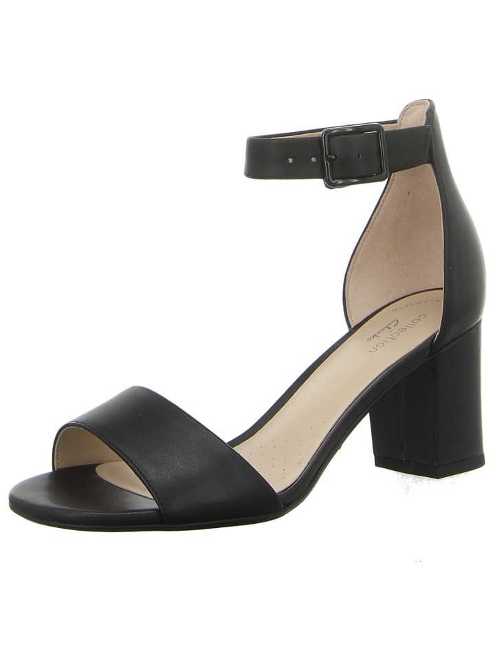 Riemchensandalette in schwarz