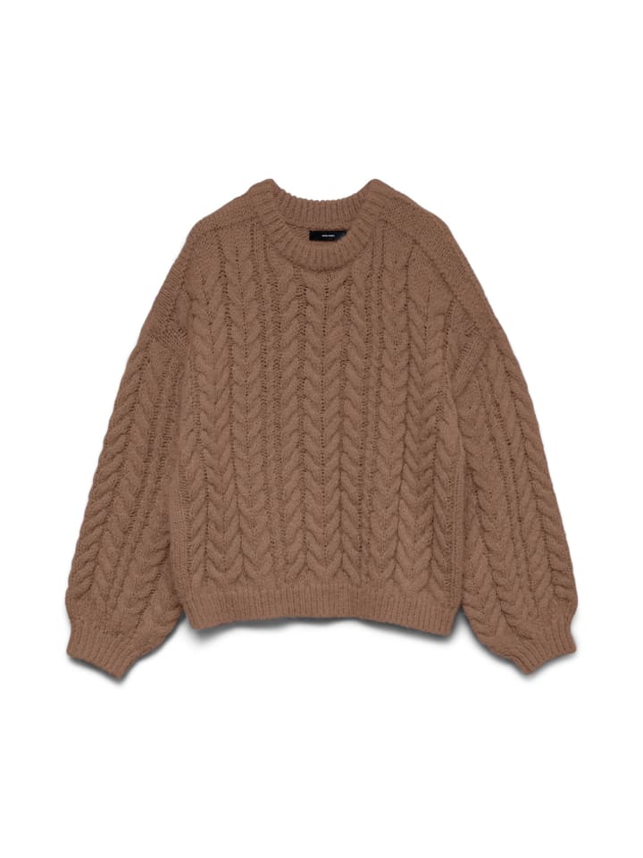 Strickpullover in Fossil
