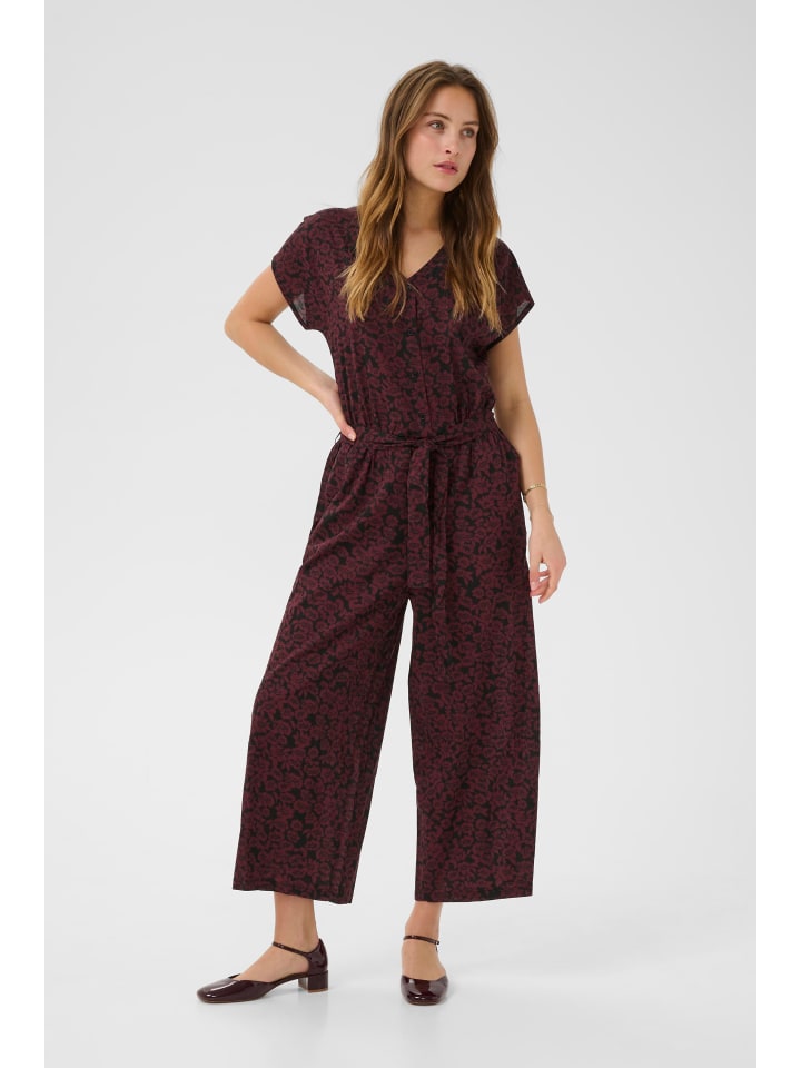 Overall KAbeathe Loose fit in Fudge/Black Flower Print