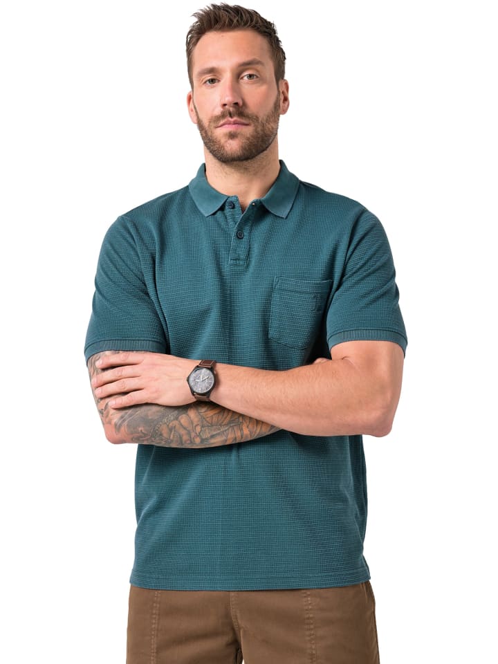 Poloshirt in tiefseeblau