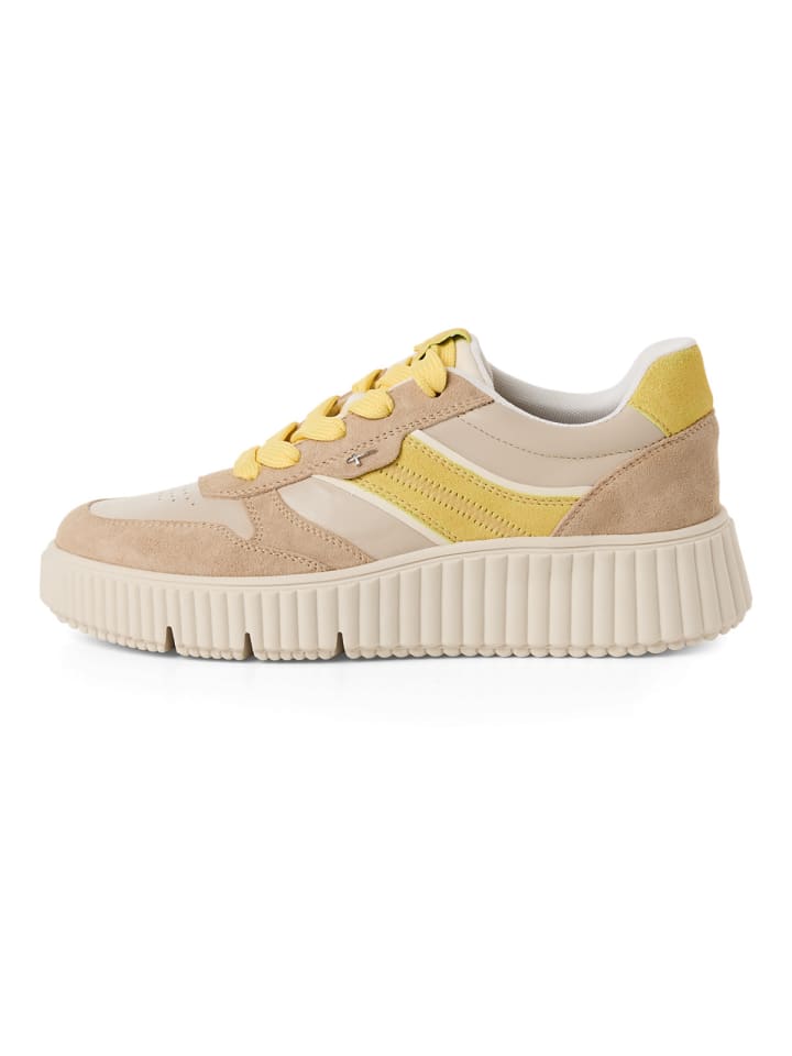 Sneaker low 1-23701-46 in beige