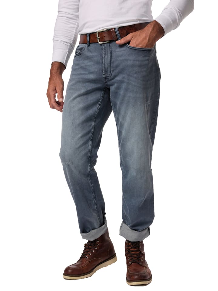 Jeanshose in denimblau