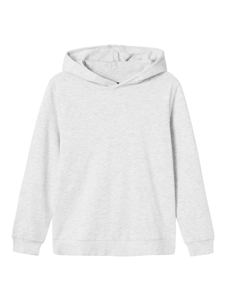 Hoodie in Light Grey Melange