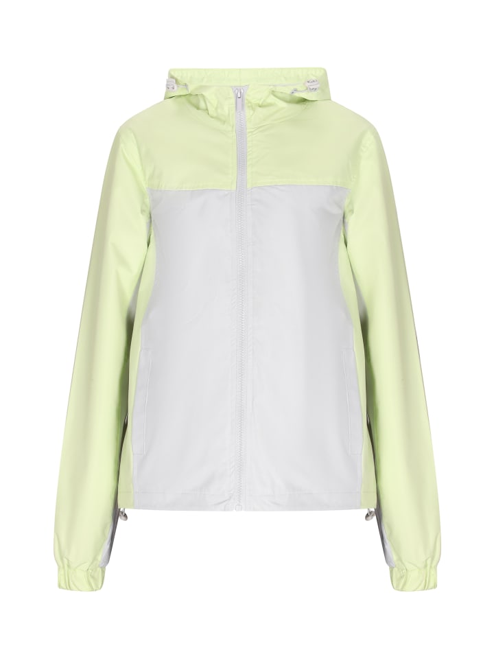 Damen Jacke in Helles Grau Limette