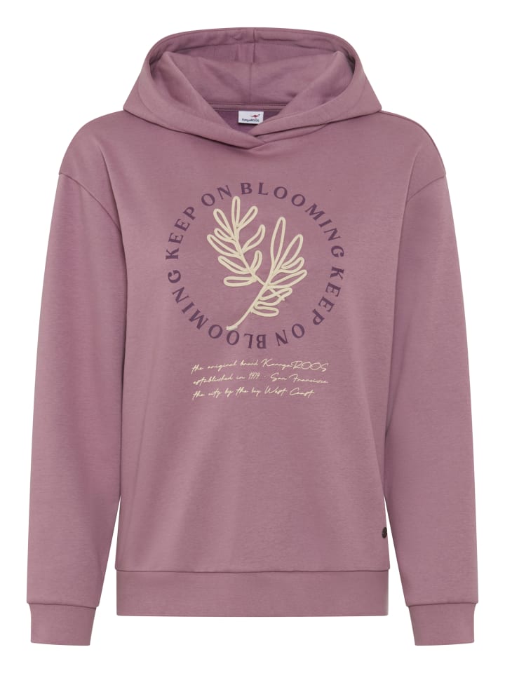 Kapuzensweatshirt in mauve