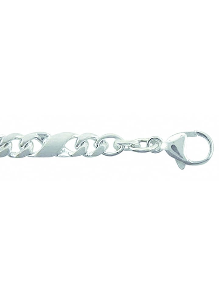 Damen 925 Silber Fantasie Halskette 45 cm Ø 5 mm in silber