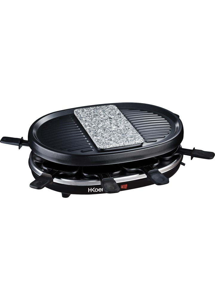 Raclette & Grill 8 Personen RP80 in Schwarz