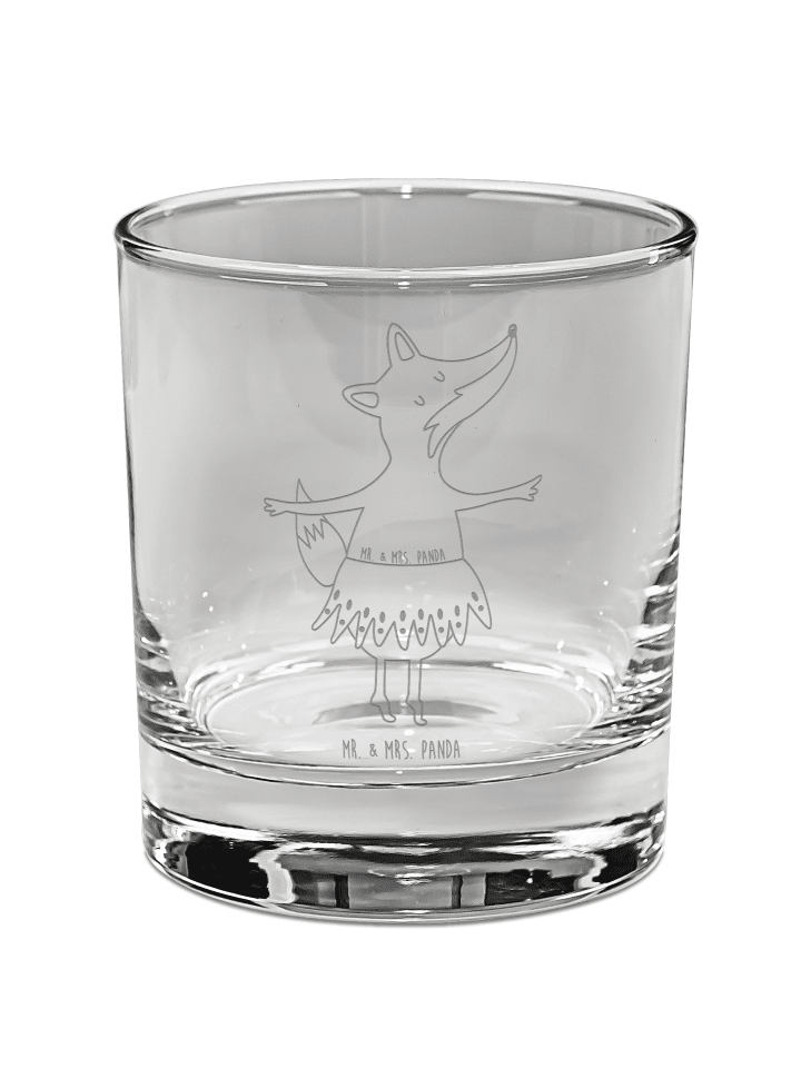 Tumbler Fuchs Ballerina ohne Spruch in Transparent