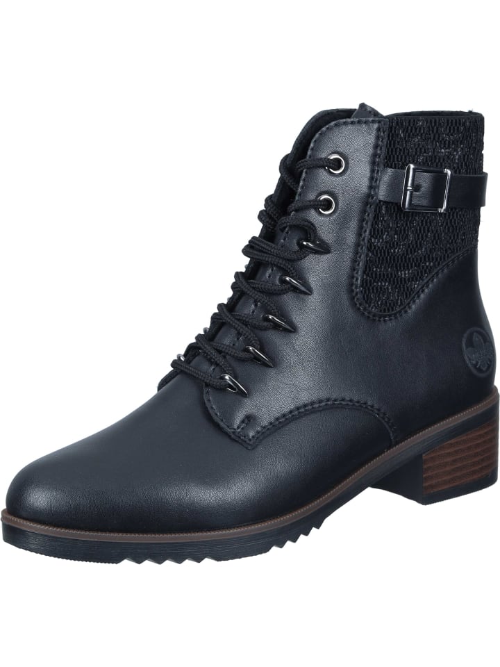 Freizeit Stiefeletten in schwarz/schwarz