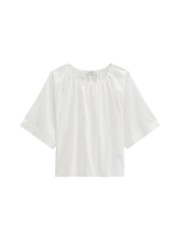 T-Shirt wide in White Cotton