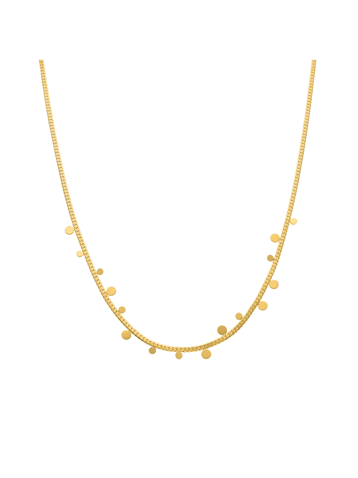 Halskette Zamel mit 18 Karat Gelbgold-Finish – ZAMEL