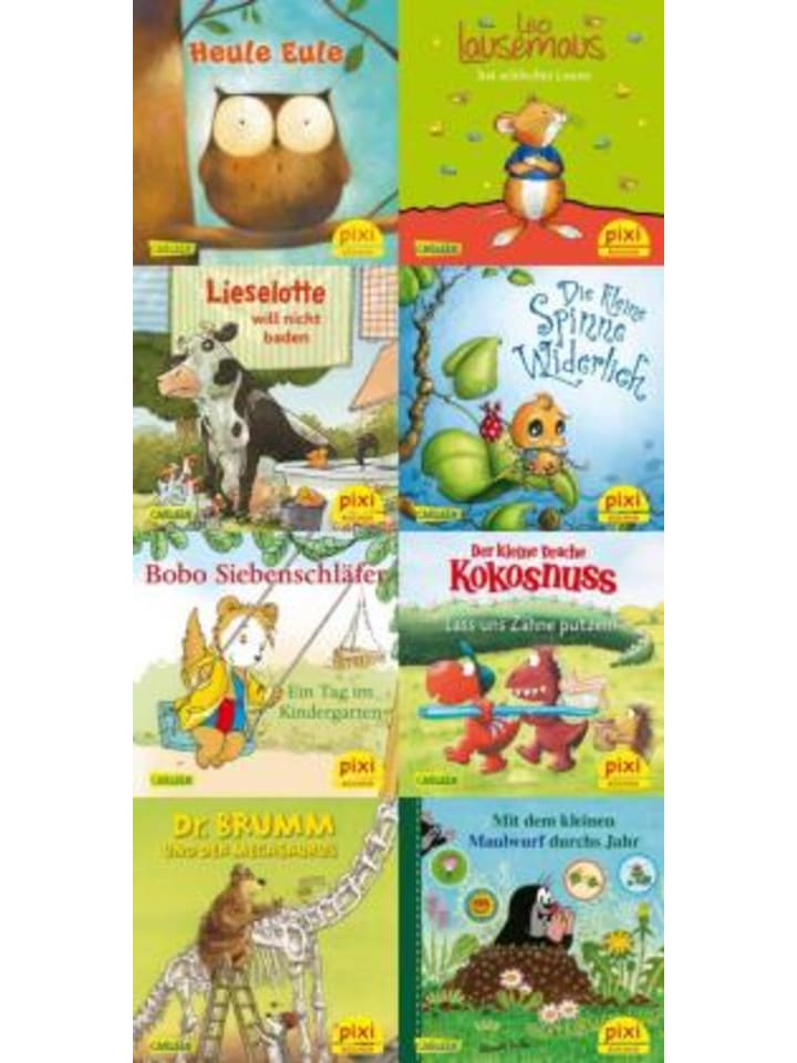 Buch - Pixi-8er-Set 297: Pixis liebste Kinderbuch-Helden (8x1 Exemplar), 8 Teil