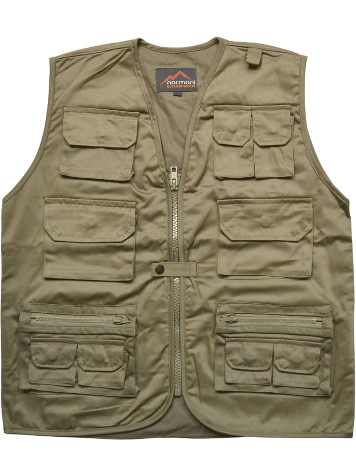 Herren Outdoor-Weste Acacia in Oliv