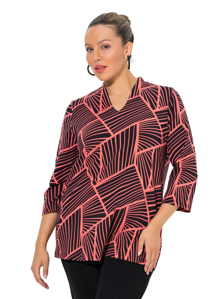 Shirt in dunkel koralle