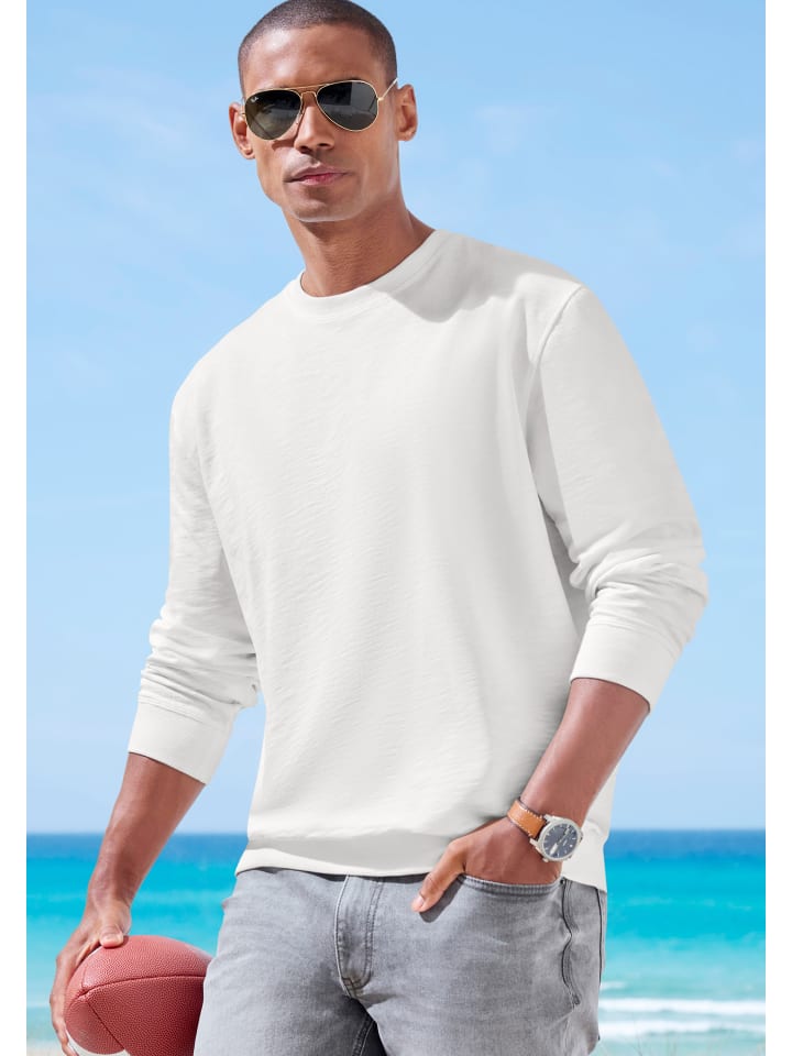 Langarmshirt in beige