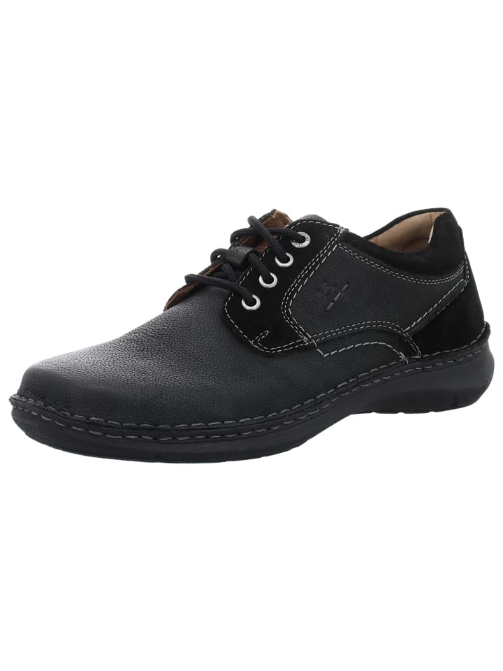 Schnürschuh in schwarz