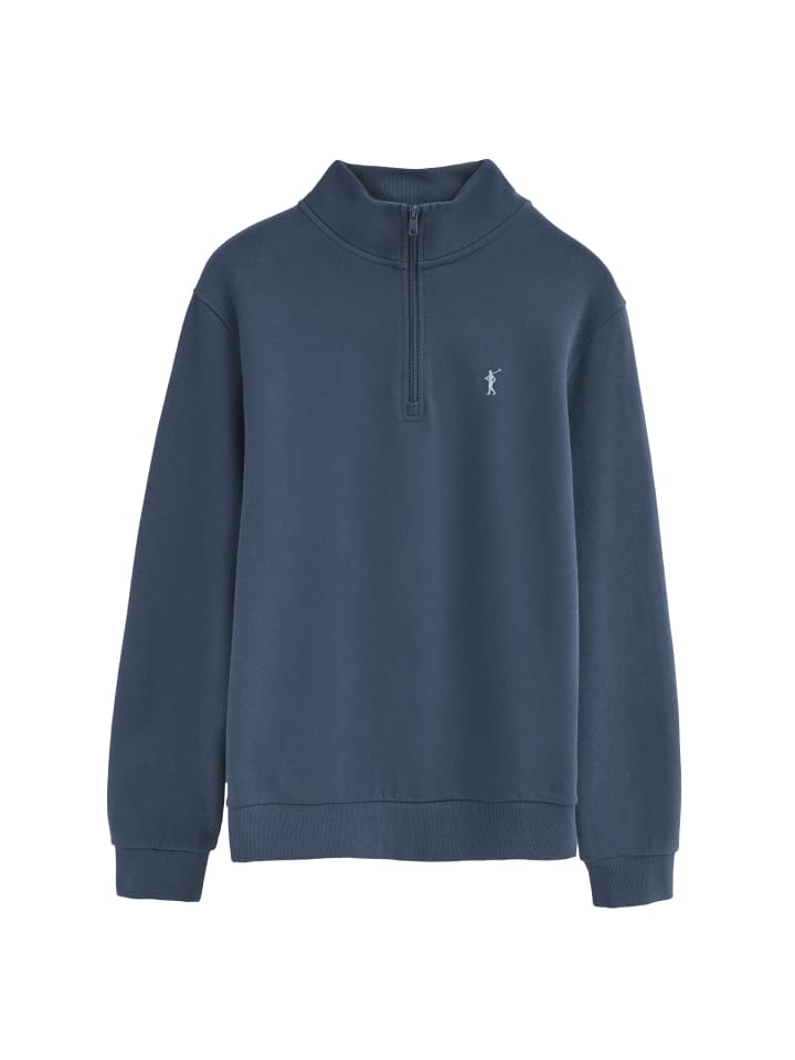 Sweatshirt RIGBY GO SWEAT ZIPPER NECK VO in Denim