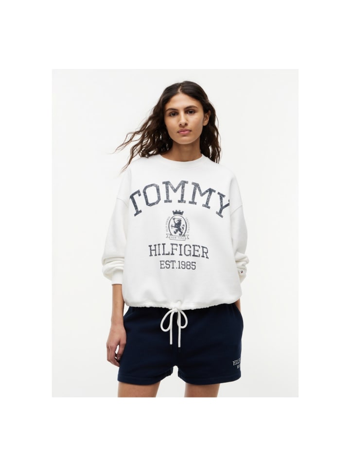 Sweatshirt in ecru