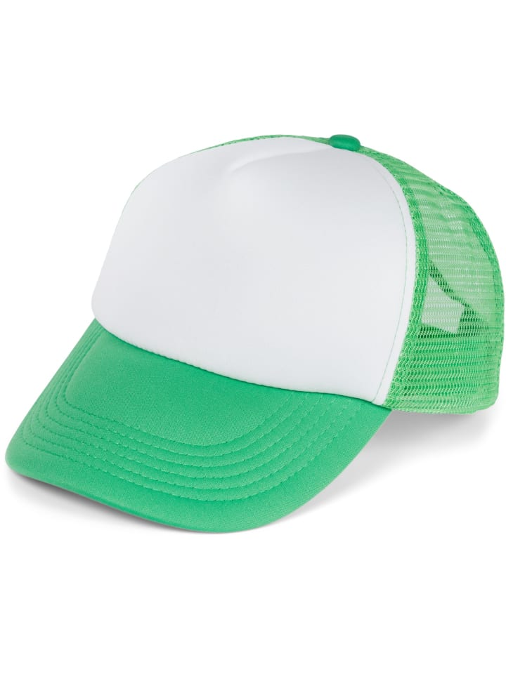 Mesh Cap in Weiß-Grün