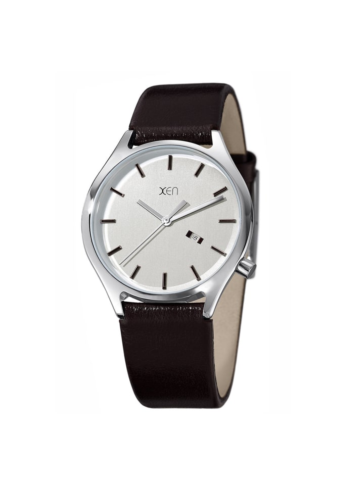 Herrenuhr "XQ0236" in Braun