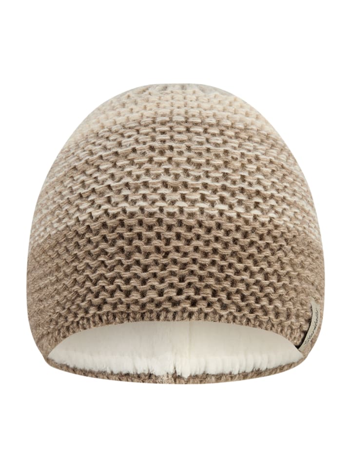 Strickmütze Farbverlauf in beige
