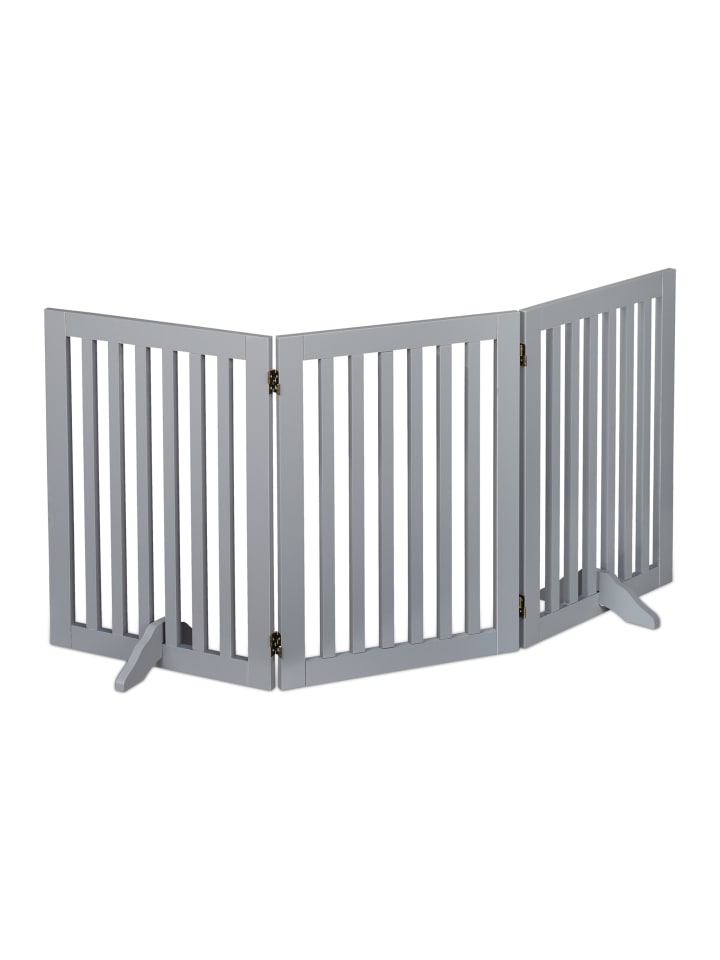 Absperrgitter in Grau - (B)154 x (H)70 cm