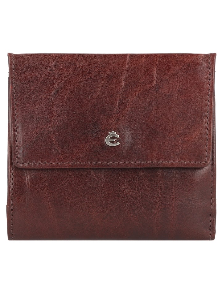 Toscana Geldbörse RFID Leder 10 cm coffee