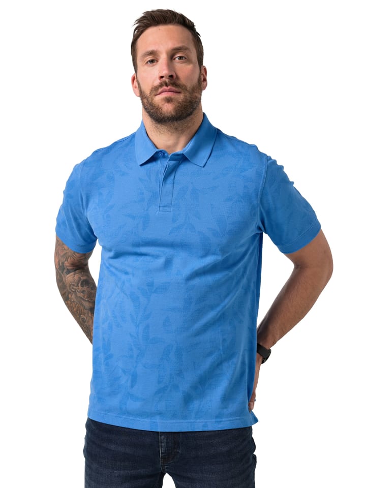 Poloshirt in azurblau
