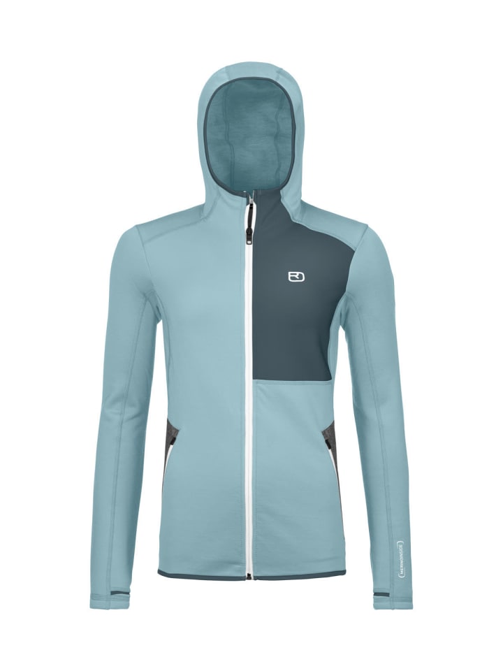 Fleecejacke in türkis