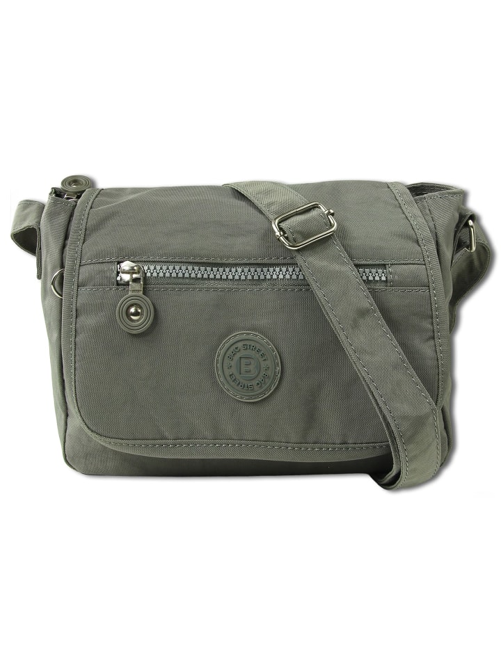 Umhängetasche Nylon grau ca. 22cm