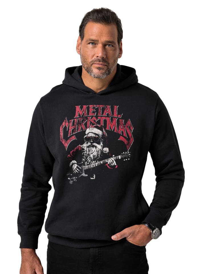 Sweatshirt in schwarz